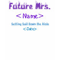 Nautical Future Mrs. T-shirt