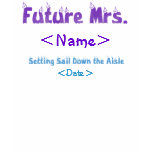 Nautical Future Mrs. T-shirt