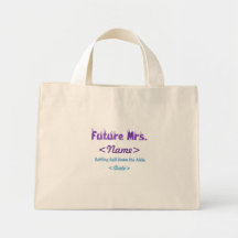 Nautical Future Mrs. Totes Tote Bag