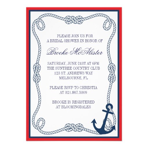 Nautical Invitation
