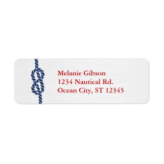 Nautical Knot Return Address Label