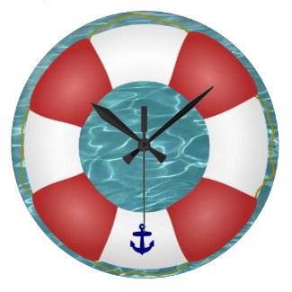 Nautical Life preserver Clock