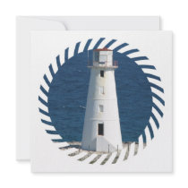 Nautical Lighthouse Invitation
