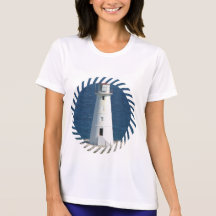 Nautical Lighthouse Micro Fiber T-Shirt