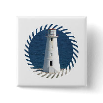 Nautical Lighthouse Square Pin