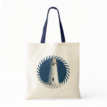 Nautical Lighthouse Tote Bag