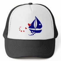 Nautical Love Mesh Hats