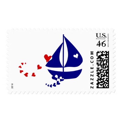 Nautical Love Postage Stamps