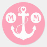 Nautical Monogram stickers