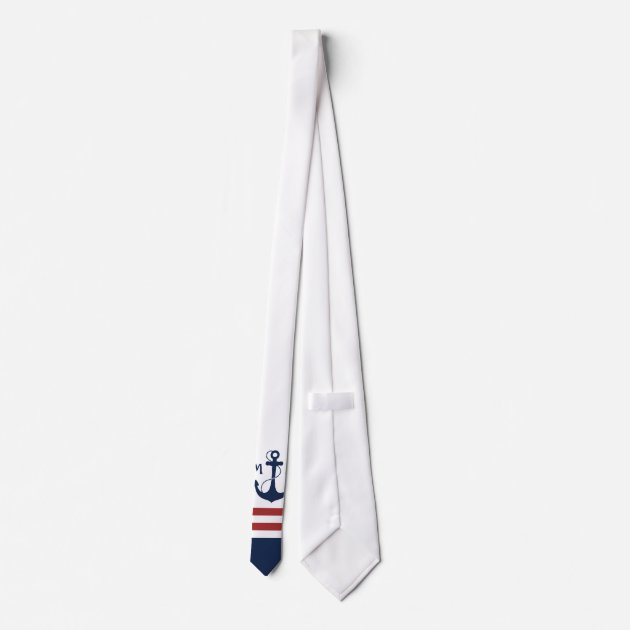 Nautical Monogram Tie-2