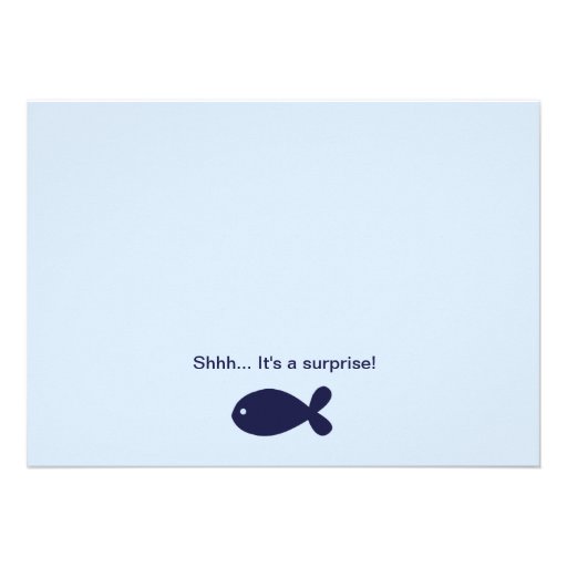 Nautical/Ocean/Sailboats Baby Shower Invitation