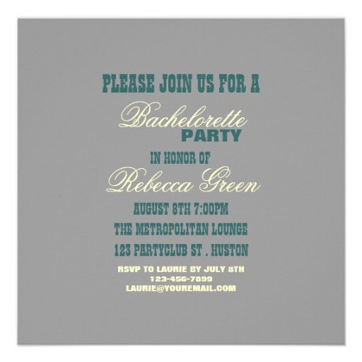 nautical pin up bachelorette party invitation