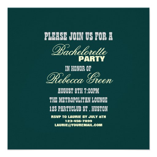 nautical pin up bachelorette party invitation