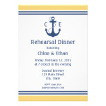 Nautical Rehearsal Dinner invitations