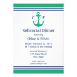 Nautical Rehearsal Dinner invitations