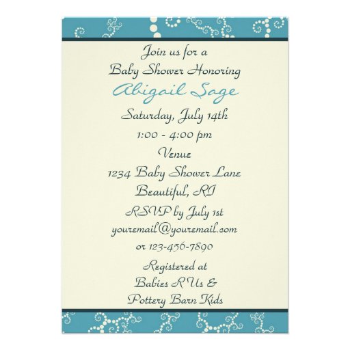 Nautical Sailboat Baby Shower Invites for Boys