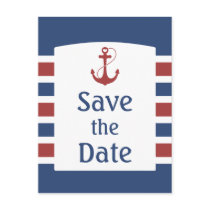 Nautical Save the Date Post Cards