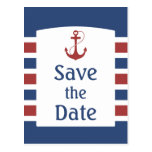 Nautical Save the Date Post Cards