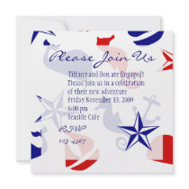 Nautical Scatter invitations by trennea Nautical Scatter invitations