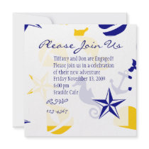 Nautical Scatter invitations by trennea Nautical Scatter invitations
