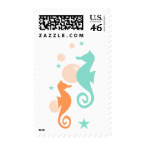 Nautical Seahorses postage