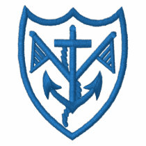 Nautical Shield embroidered shirts