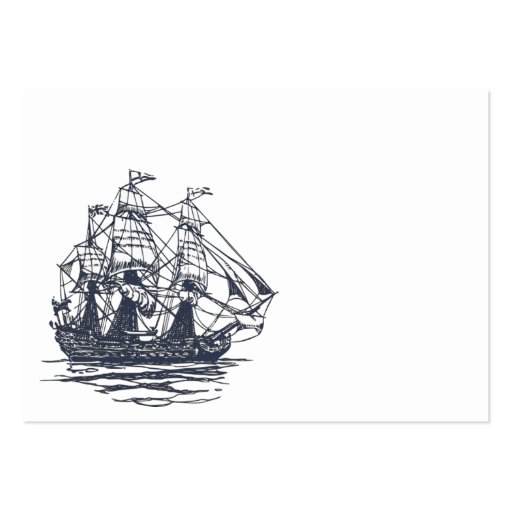 Nautical Ship Business Card (front side)