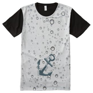 Nautical Sinking Anchor All-Over Print T-shirt