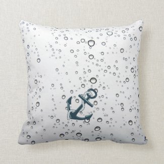 Nautical Sinking Anchor Pillow