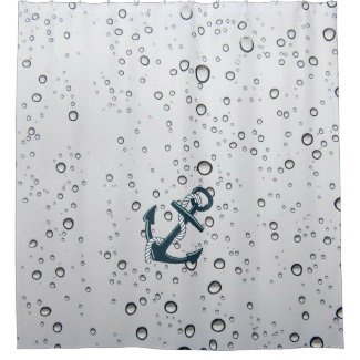 Nautical Sinking Anchor Shower Curtain