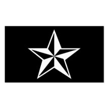 nautical star business card template
