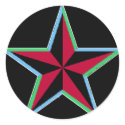 Nautical Star stickers by Vaughnfu Nautical Star stickers