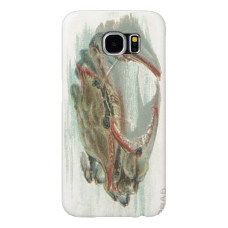 Nautical steampink vintage crab preppy drawing samsung galaxy s6 cases