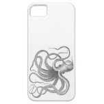 Nautical steampunk octopus Vintage book drawing iPhone 5 Cover