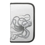 Nautical steampunk octopus vintage book drawing folio planner