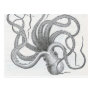 Nautical steampunk octopus vintage design postcards