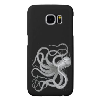 Nautical Steampunk Octopus Vintage Kraken Drawing Samsung Galaxy S6 Cases