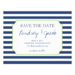 Nautical Stripes Save the Date Custom Invite