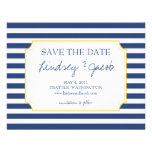 Nautical Stripes Save the Date Personalized Invitation