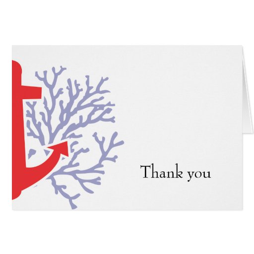 Nautical Thank You Card Zazzle