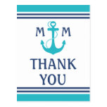 Nautical Thank You postcards