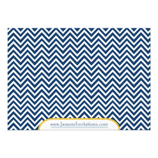 Nautical theme navy gold bridal shower invitation