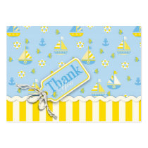 Nautical TY Gift Tag Business Card Template