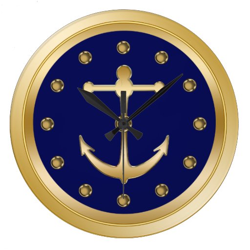 Nautical Wall Clocks Zazzle