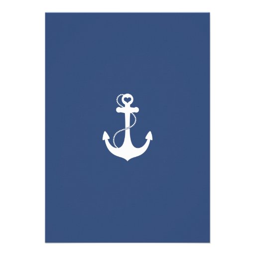 Nautical Wedding Custom Announcement