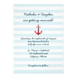 Nautical wedding invitation