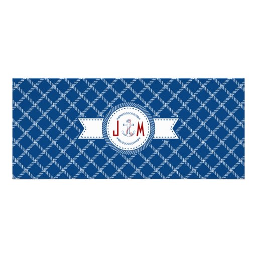 Nautical Wedding Invitation Ticket