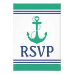 Nautical Wedding RSVP invitations