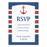 Nautical Wedding RSVP invitations