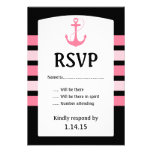 Nautical Wedding RSVP invitations